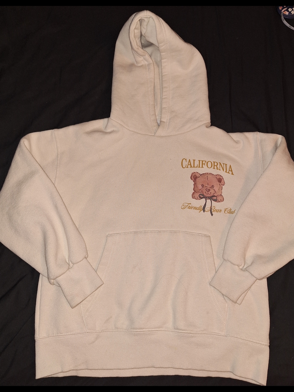 Zara Kids Teddybear Hoodie Girls 9/10